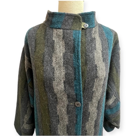 Claude Harvey Reversible Trench Winter Coat - Picture 3 of 14